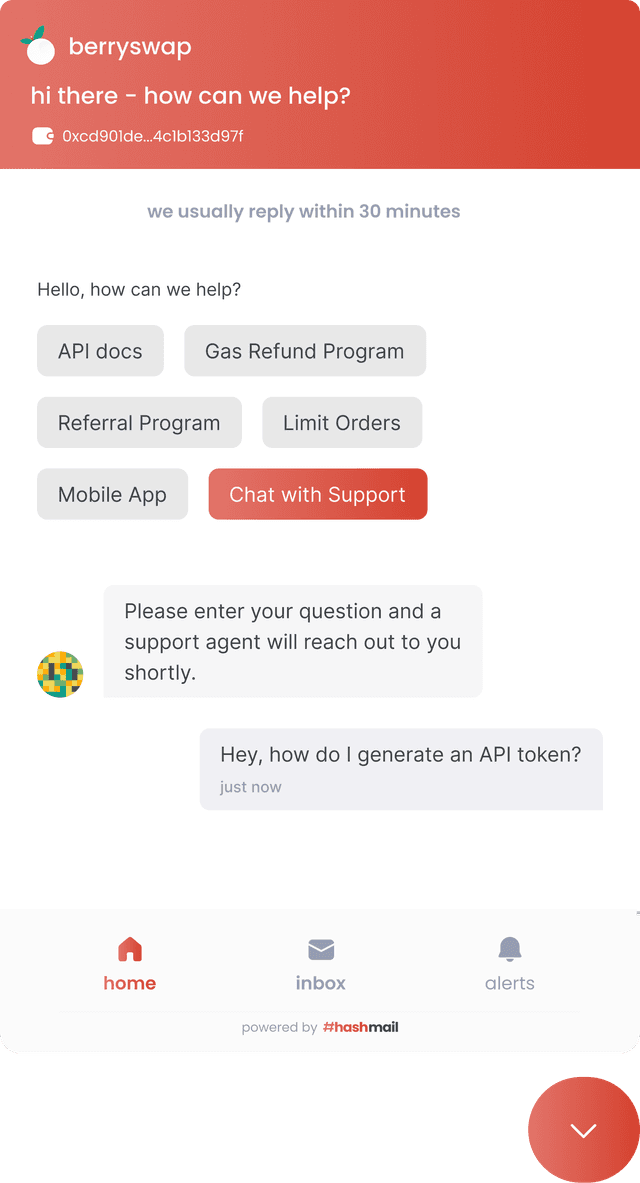 AI-powered chat support