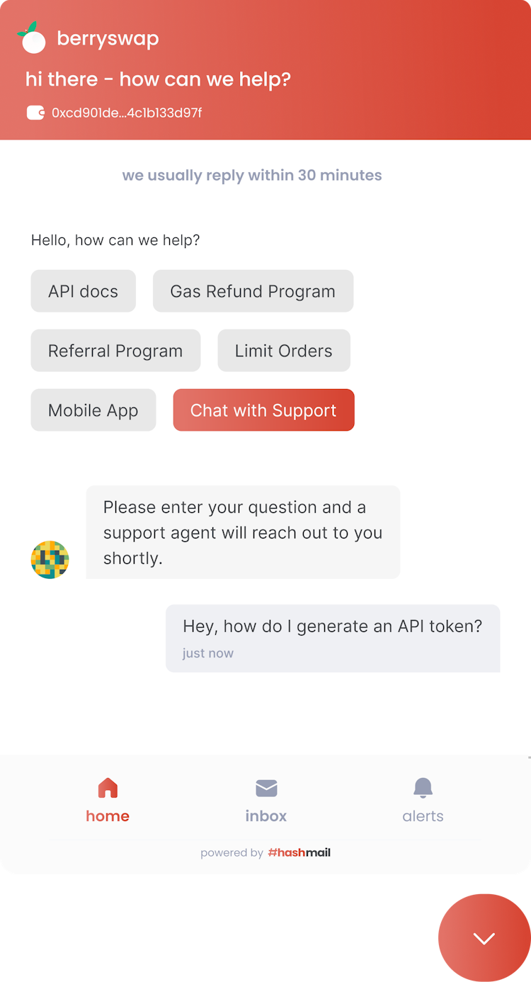 AI-powered chat support